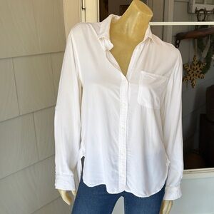 Velvet Heart White Button-Down Shirt